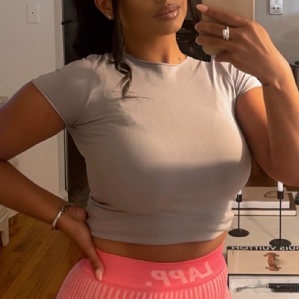 Skims Grey body suit